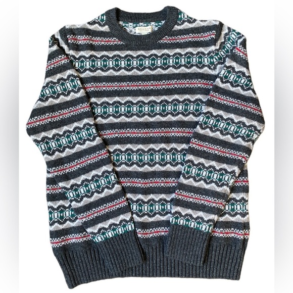 Sonoma Multicolor Knit Christmas Sweater Men’s Size M - Picture 2 of 7